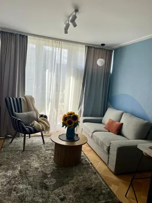 Część wypoczynkowa w obiekcie Apartament Blue