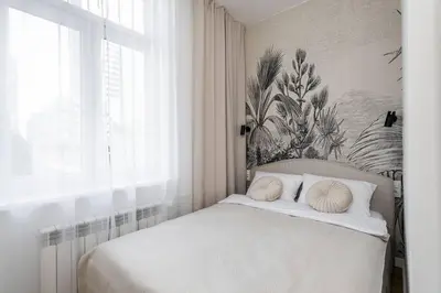 Łóżko lub łóżka w pokoju w obiekcie Stylish Studio Apartments In City Center Sienna