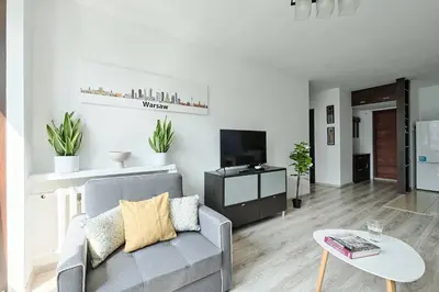 Telewizja i/lub zestaw kina domowego w obiekcie Urbannestgroup - City Center - al Jana Pawla II