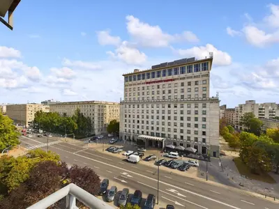 Budynek, w którym mieści się apartament