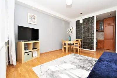 Telewizja i/lub zestaw kina domowego w obiekcie Rental Apartments Piwna