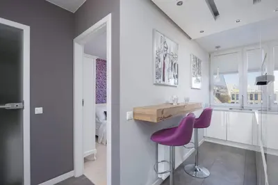 Plan piętra w obiekcie Stylish Apartment in Downtown Warsaw by Noclegi Renters