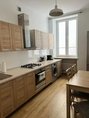 Kuchnia lub aneks kuchenny w obiekcie Warsaw Apartament