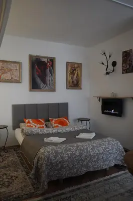 Łóżko lub łóżka w pokoju w obiekcie Lumiére