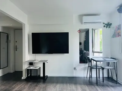 Telewizja i/lub zestaw kina domowego w obiekcie Apartament Pańska 5