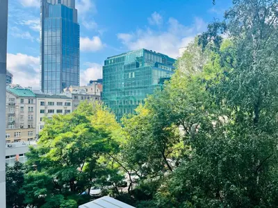 Budynek, w którym mieści się apartament
