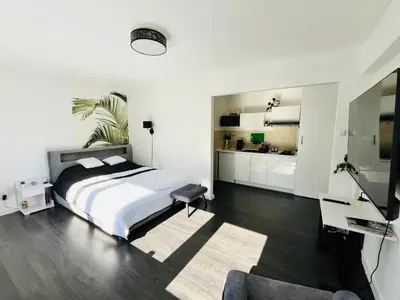 Łóżko lub łóżka w pokoju w obiekcie Apartament Pańska 5