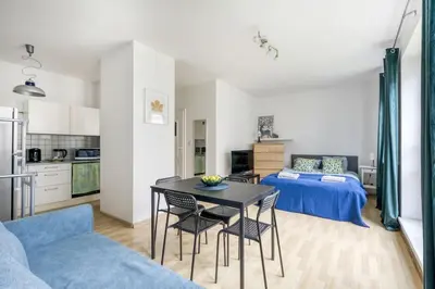 Kuchnia lub aneks kuchenny w obiekcie Apartament Stadion