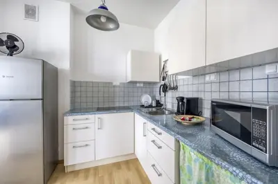 Kuchnia lub aneks kuchenny w obiekcie Apartament Stadion
