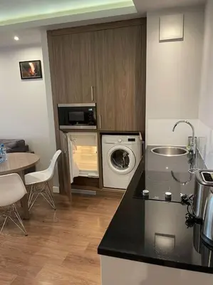 Kuchnia lub aneks kuchenny w obiekcie Oxygen charming studio