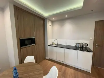 Kuchnia lub aneks kuchenny w obiekcie Oxygen charming studio