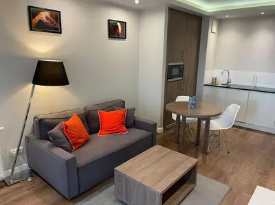 Część wypoczynkowa w obiekcie Oxygen charming studio