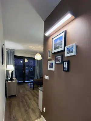 Telewizja i/lub zestaw kina domowego w obiekcie Comfortable Penthouse Burakowska
