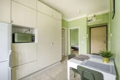 Kuchnia lub aneks kuchenny w obiekcie Labo Apartment Muranów