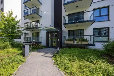 Budynek, w którym mieści się apartament
