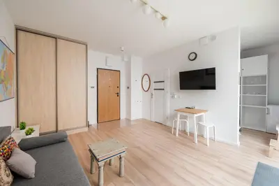 Telewizja i/lub zestaw kina domowego w obiekcie Bonifraterska City Centre Studio by BookingHost