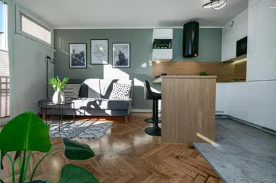 Kuchnia lub aneks kuchenny w obiekcie Żelazna 58 62 - Better Rental