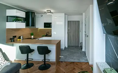 Kuchnia lub aneks kuchenny w obiekcie Żelazna 58 62 - Better Rental