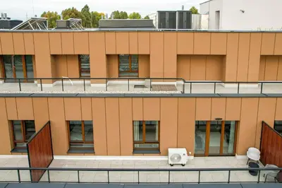 Balkon lub taras w obiekcie Włochy Solipska by Comfort Apartments