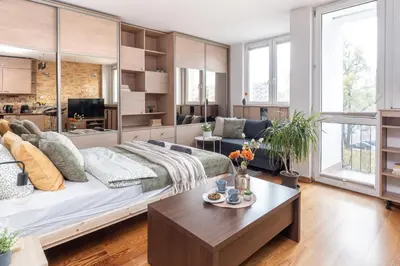 Część wypoczynkowa w obiekcie SuperApart Markowska apt 113 - Komfortowy pobyt