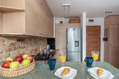 Kuchnia lub aneks kuchenny w obiekcie SuperApart Markowska apt 113 - Komfortowy pobyt