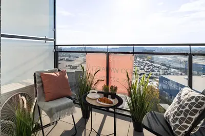 Balkon lub taras w obiekcie Wiktoryn 234 SuperApart - Studio with Air Conditioner
