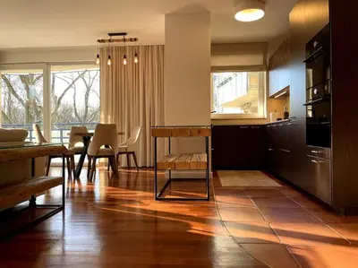 Kuchnia lub aneks kuchenny w obiekcie Apartament Drawska