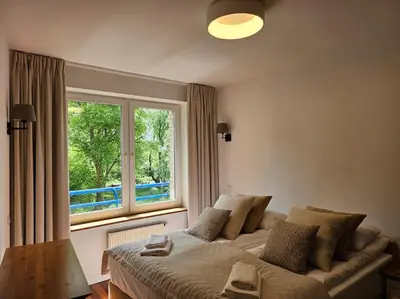 Część wypoczynkowa w obiekcie Apartament Drawska