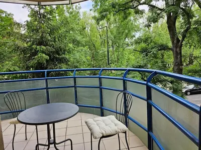Balkon lub taras w obiekcie Apartament Drawska