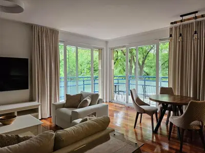 Część wypoczynkowa w obiekcie Apartament Drawska