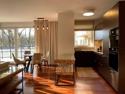 Kuchnia lub aneks kuchenny w obiekcie Apartament Drawska