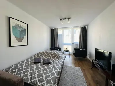 Łóżko lub łóżka w pokoju w obiekcie Warszawa Centralna Rooms