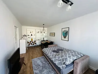 Część wypoczynkowa w obiekcie Warszawa Centralna Rooms