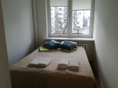 Łóżko lub łóżka w pokoju w obiekcie Srebrna Center Apartment