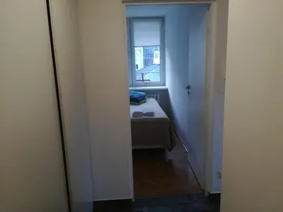 Łóżko lub łóżka w pokoju w obiekcie Srebrna Center Apartment