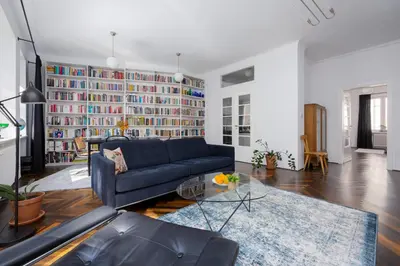 Część wypoczynkowa w obiekcie Atmospheric 1 Bedroom Apartment by Noclegi Renters