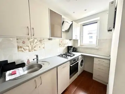 Kuchnia lub aneks kuchenny w obiekcie OhMyHome-Złota View Apartment
