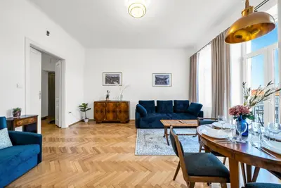 Część wypoczynkowa w obiekcie Stara Praga Apartment - Top Location, Balcony - by Rentujemy