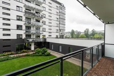 Budynek, w którym mieści się apartament