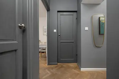 Plan piętra w obiekcie City Center Turquoise Residence Warsaw by Noclegi Renters