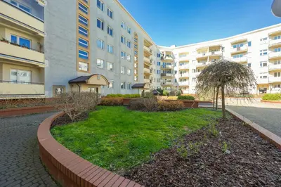 Budynek, w którym mieści się apartament