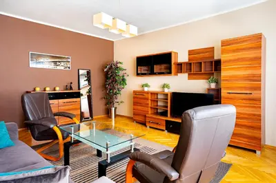 Część wypoczynkowa w obiekcie Lewicka street nice and comfy flat