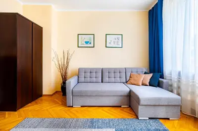 Część wypoczynkowa w obiekcie Lewicka street nice and comfy flat