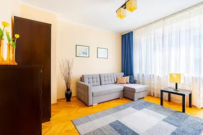 Część wypoczynkowa w obiekcie Lewicka street nice and comfy flat