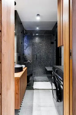 Plan piętra w obiekcie Modern apartment with sauna