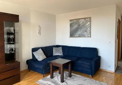 Część wypoczynkowa w obiekcie Apartament na Praskiej Uliczce
