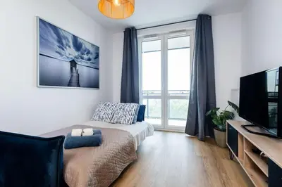 Telewizja i/lub zestaw kina domowego w obiekcie CitySphere Premium Suite 3 Wiktoryn