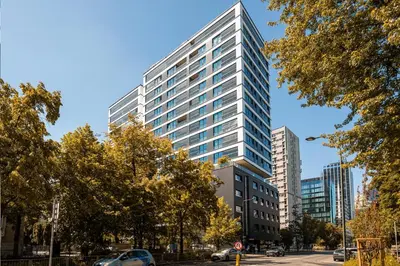 Budynek, w którym mieści się apartament