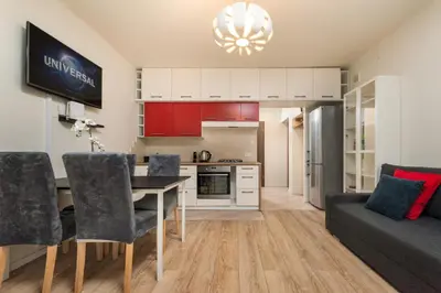 Kuchnia lub aneks kuchenny w obiekcie Apartament Dąbrowskiego by Your Freedom