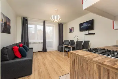 Kuchnia lub aneks kuchenny w obiekcie Apartament Dąbrowskiego by Your Freedom